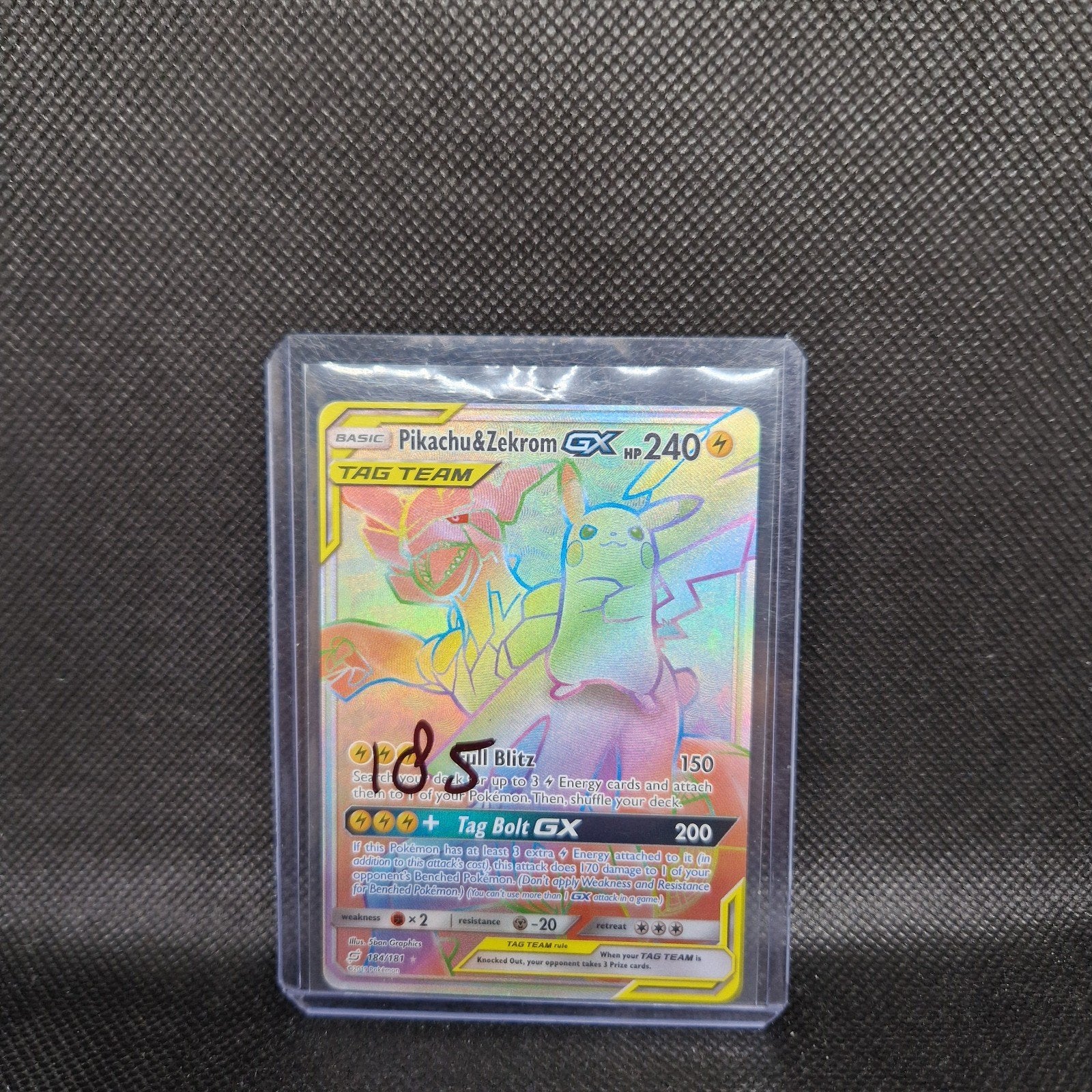 Pikachu & Zekrom GX Team Up Excellent, Ophalen of Verzenden
