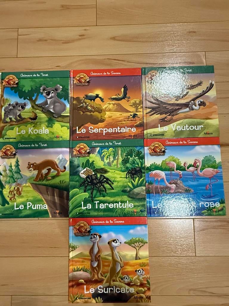 Lot de lot de 37 livres animaux savane/foret, Enlèvement, Neuf, Non-fiction