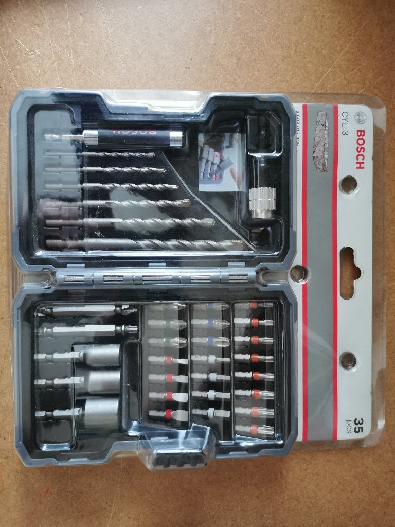 Coffret Bosch 35 pièce Mèche - embouts - douille, Bricolage & Construction, Enlèvement, Neuf, Autres types, Bosch