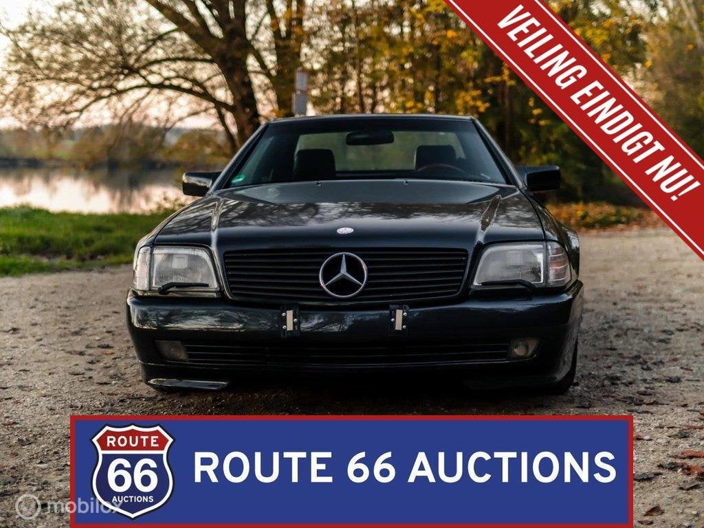 Mercedes-Benz 300 SL | 1993 | Route 66 Auctions, Auto's, Zwart, Mercedes-Benz, Bedrijf, Handgeschakeld