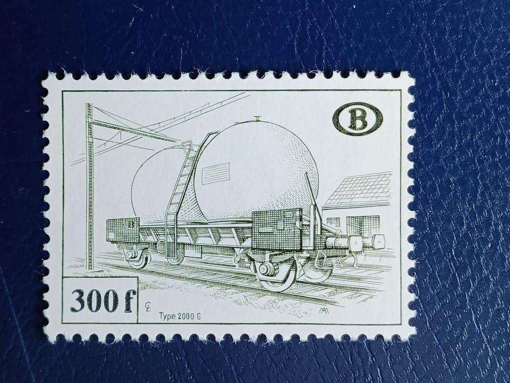 Timbres de Belgique - Timbres de chemin de fer, Timbres & Monnaies, Enlèvement ou Envoi, Sans gomme, Trains