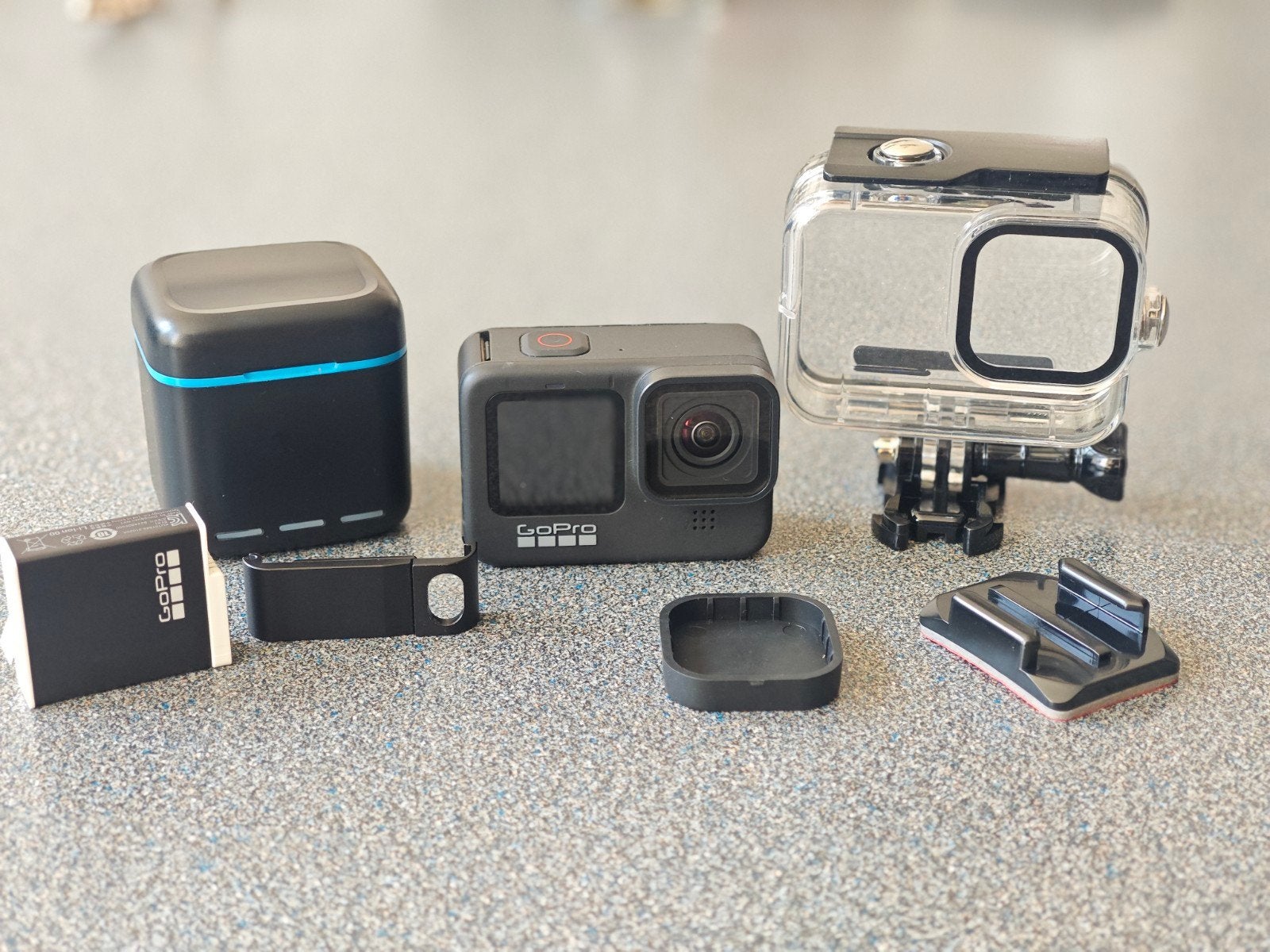 GoPro 9 Black + hoesje en accessoires, Audio, Tv en Foto, Actiecamera's, Ophalen of Verzenden, Gebruikt, GoPro