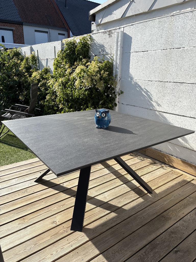 tuintafel, Enlèvement, Comme neuf, Carré