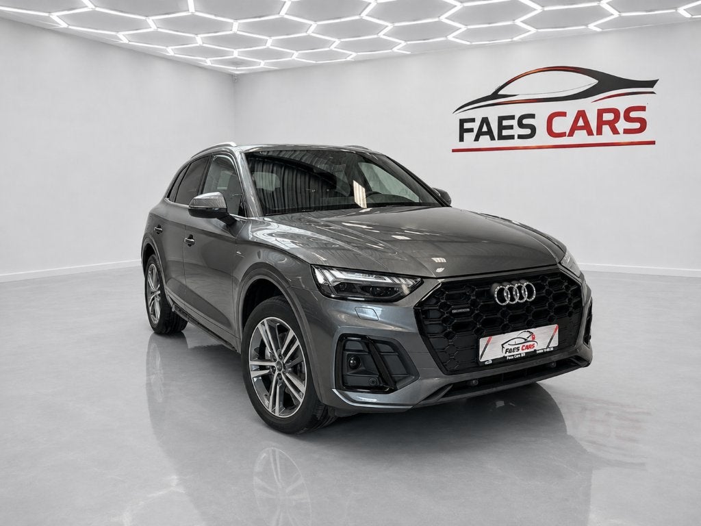 Audi Q5 50 TFSI S-Line Quattro Btw aftrekbaar, Auto's, Automaat, Dealer onderhouden, Stof, Euro 6