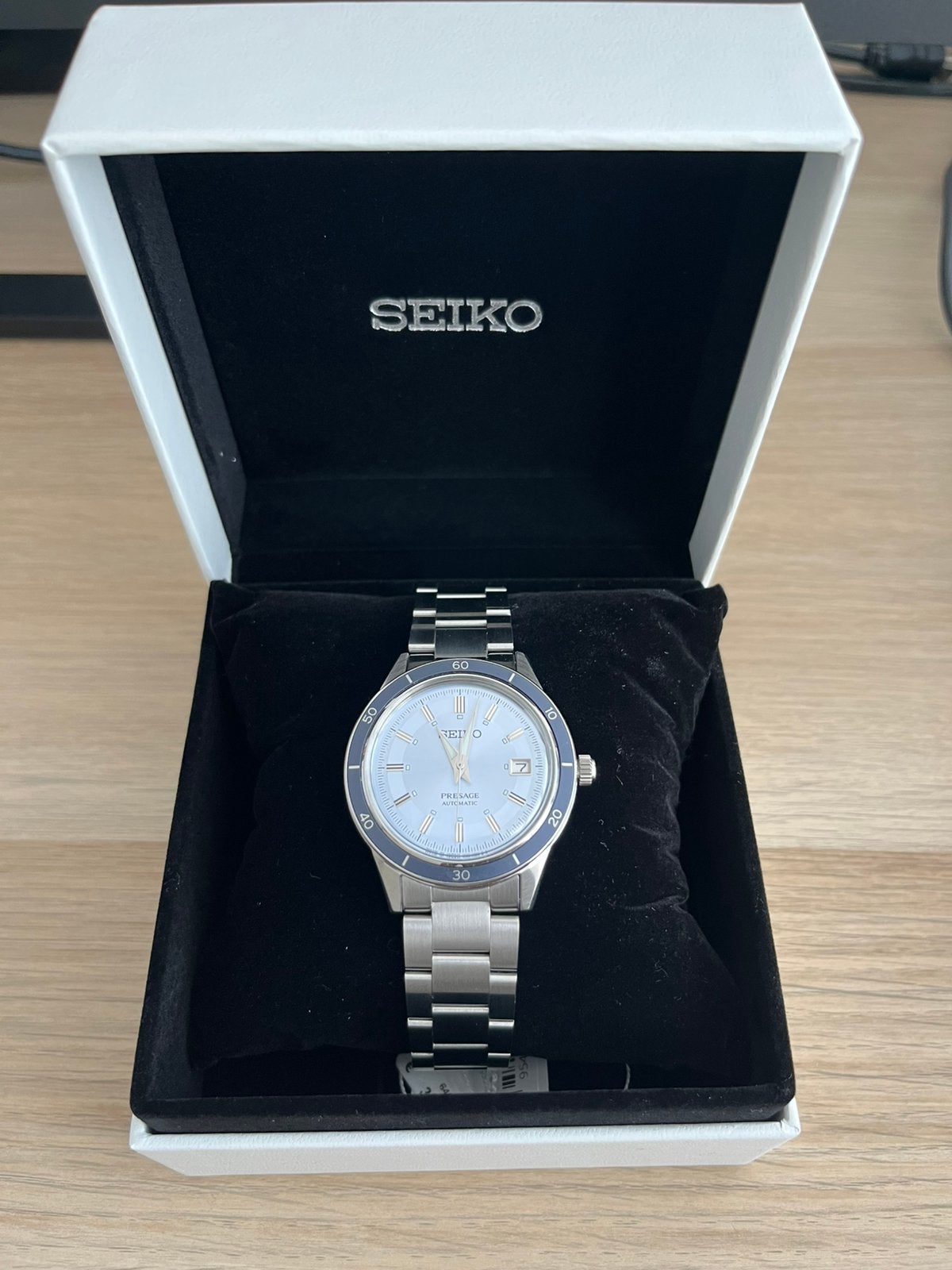 Seiko Presage SRPL19J1, Staal, Polshorloge, Ophalen of Verzenden, Zo goed als nieuw