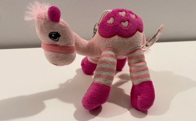 Roze dromedaris met sleutelhanger, Enlèvement ou Envoi, Neuf, Animal et Nature