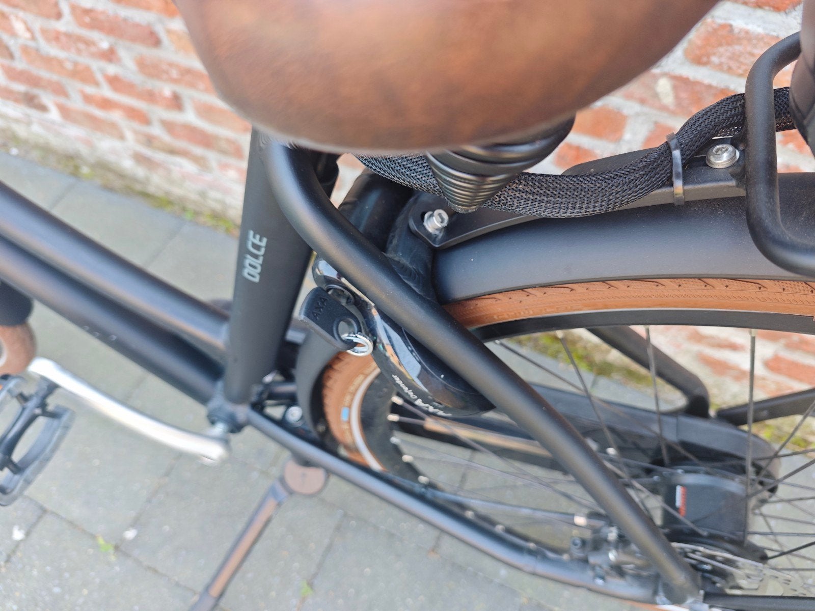 mooi electrische vrouwenfiets, Ophalen