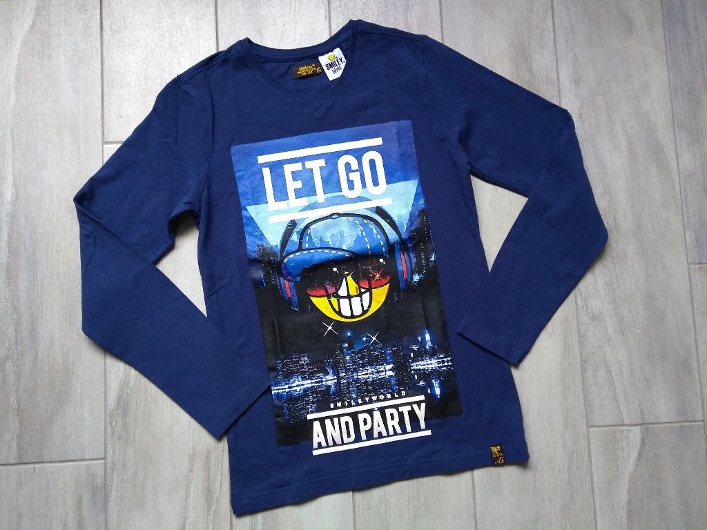 ★ M146/152 - Nieuwe longsleeve Coolcat Smiley World, Neuf, Garçon, Enlèvement ou Envoi, Chemise ou À manches longues