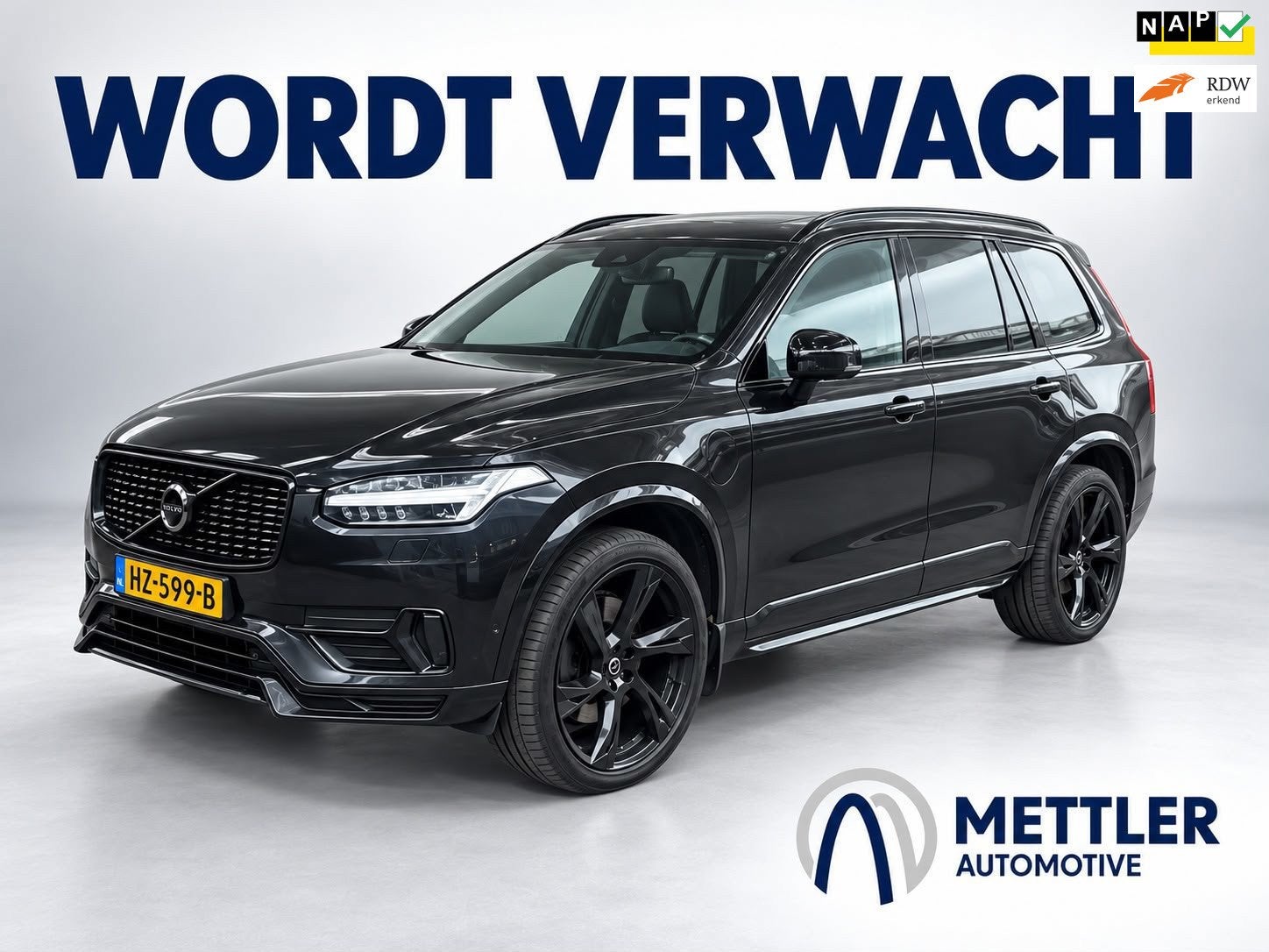 Volvo XC90 2.0 T8 R-design 7 pers|Bowers&Wilkins|Luchtvering, Auto's, Dealer onderhouden, Verwarmde buitenspiegels, Gebruikt, 4 cilinders