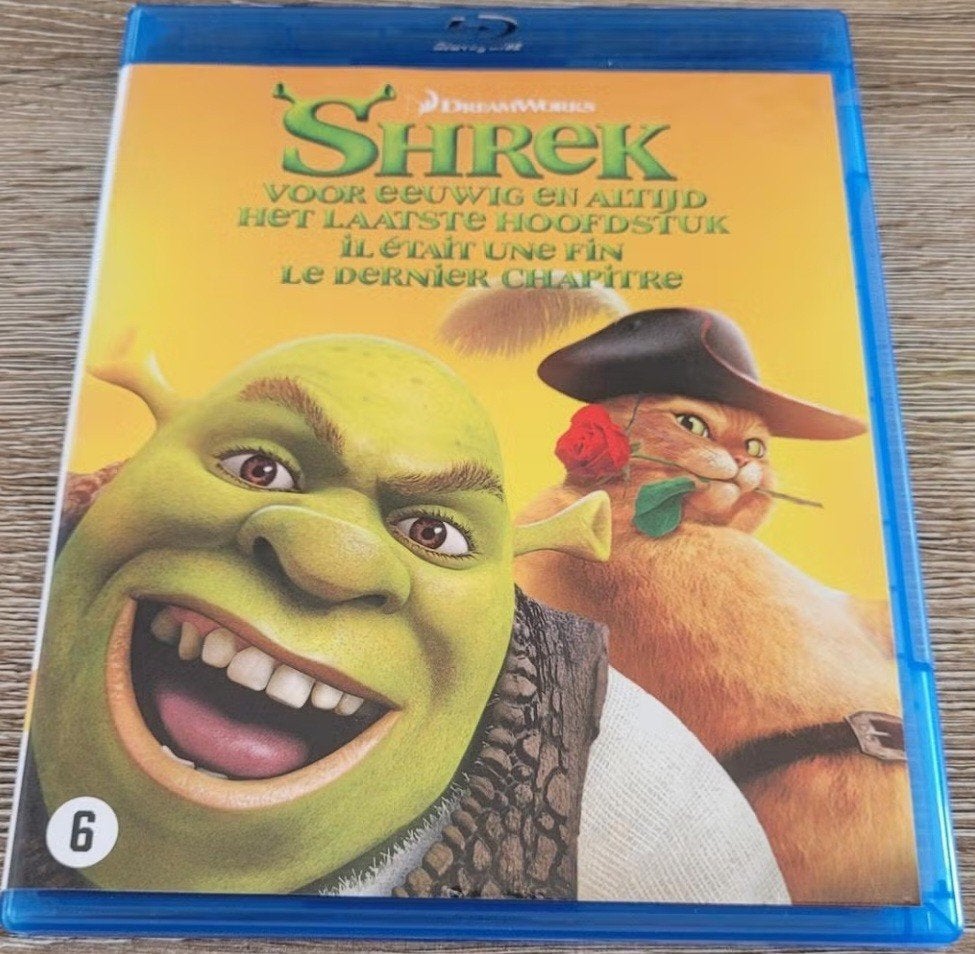 Blu-ray disc: Shrek, voor eeuwig en altijd, CD & DVD, Enlèvement ou Envoi, Dessins animés et Film d'animation, Néerlandais, Comme neuf