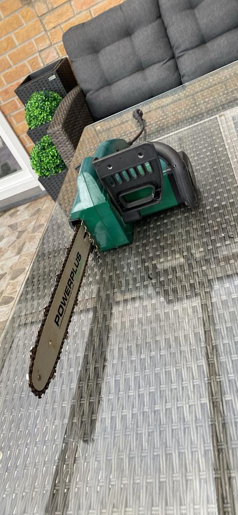 Elektrische kettingzaag 35€, Ophalen, Zo goed als nieuw