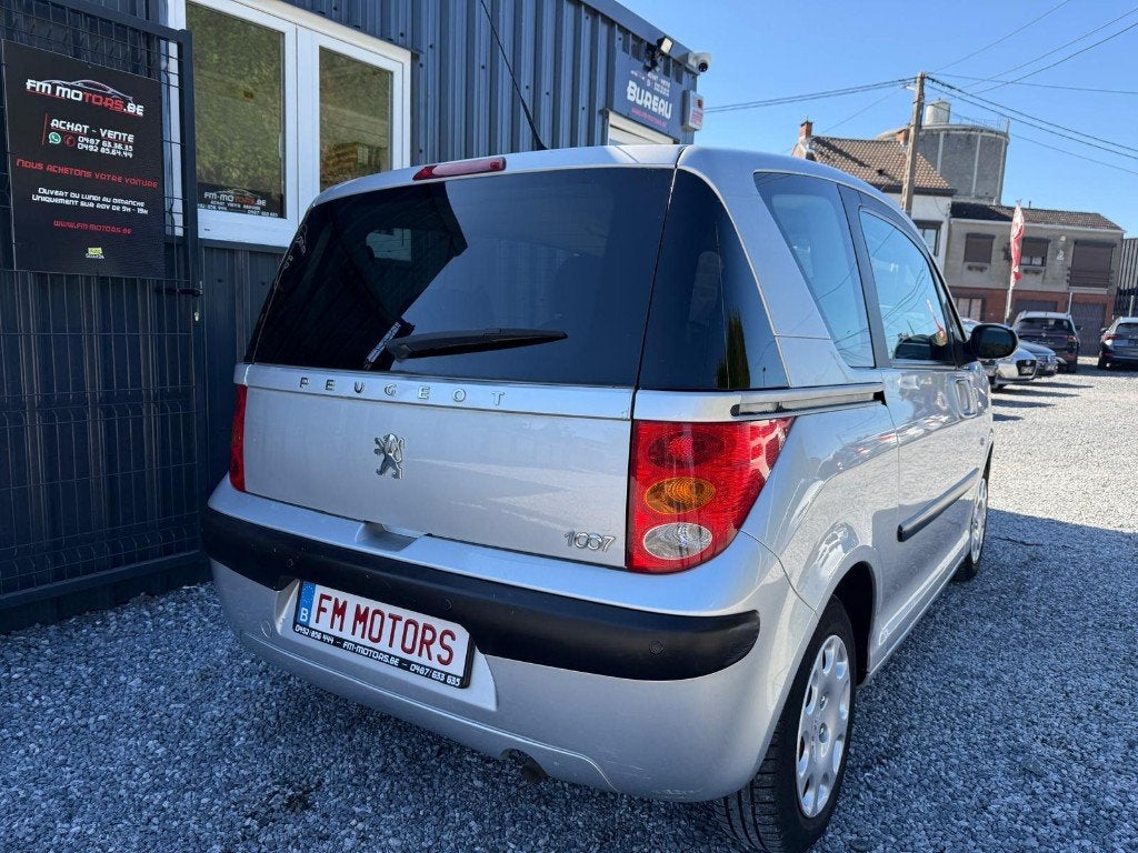 Peugeot 1007 1.4i Automatique / Entretien + CT OK, Argent ou Gris, Achat, Entreprise, Garantie prolongée