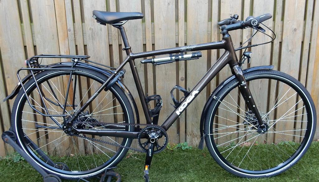 Koga WorldTraveller-S 54 Cm Riemaandrijving+Schijfremmen, Versnellingen, Zo goed als nieuw, 53 tot 57 cm, Ophalen