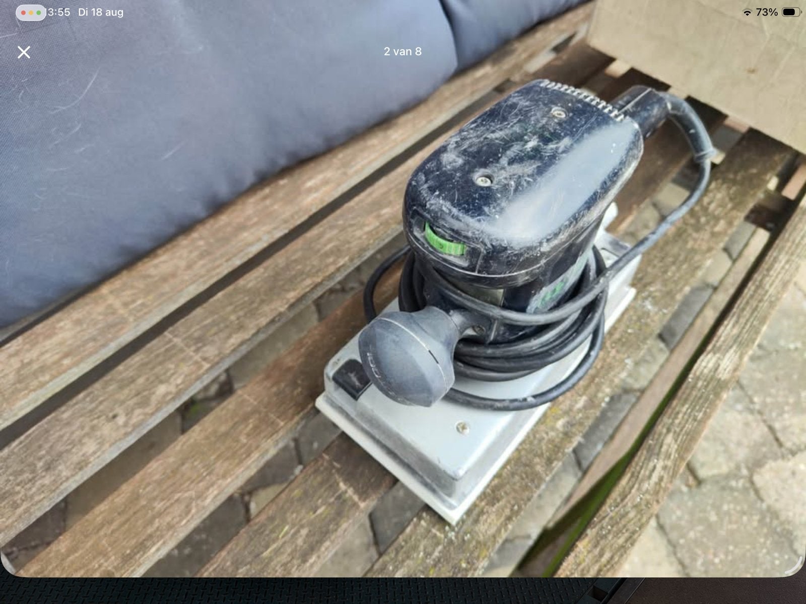 Schuurmachine Festool + dozen schuurpapier 60 en 80, Doe-het-zelf en Bouw, Gereedschap | Schuurmachines, Ophalen, Gebruikt