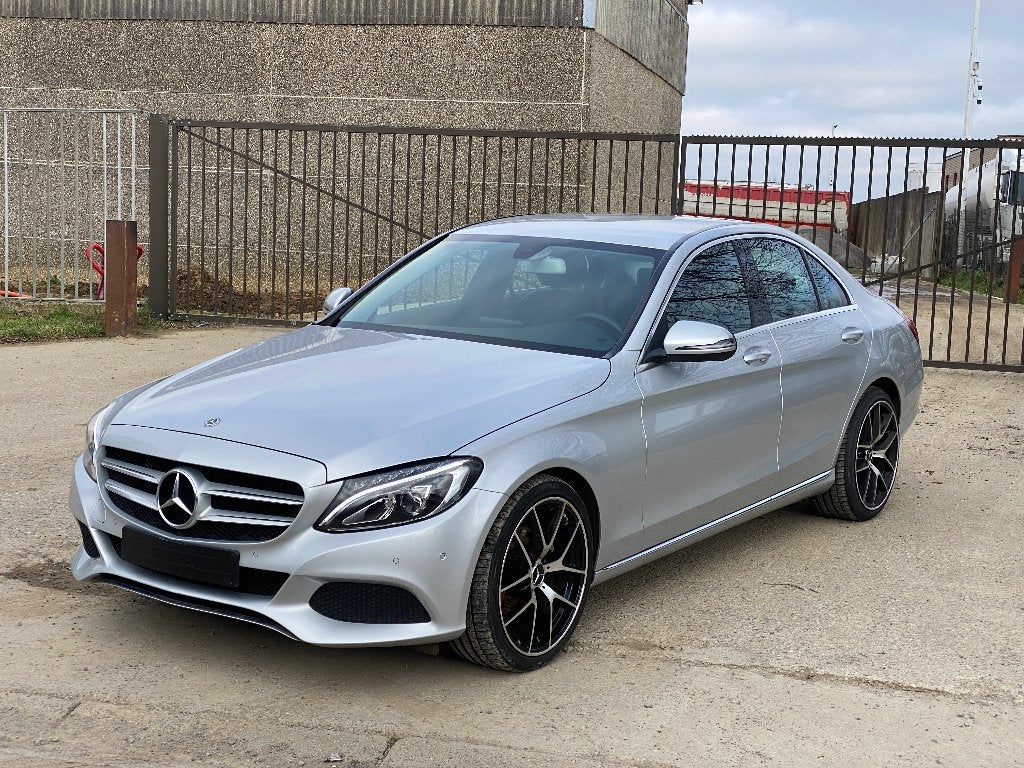 Mercedes-Benz C 180 Avantgarde automatique, Cuir, Argent ou Gris, Entreprise, Noir