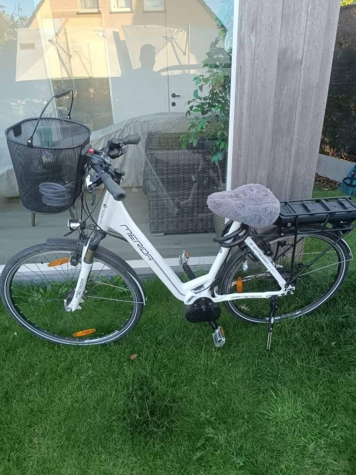 elektrische dames fiets merida perfecte staat spotprijs, Ophalen, Zo goed als nieuw