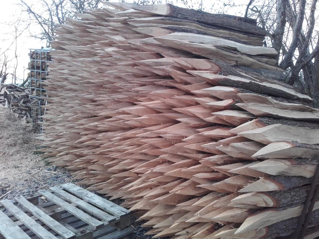 Piquet de cloture en chêne, Enlèvement ou Envoi, Cultures, Atelier, bâtiment ou Enclos