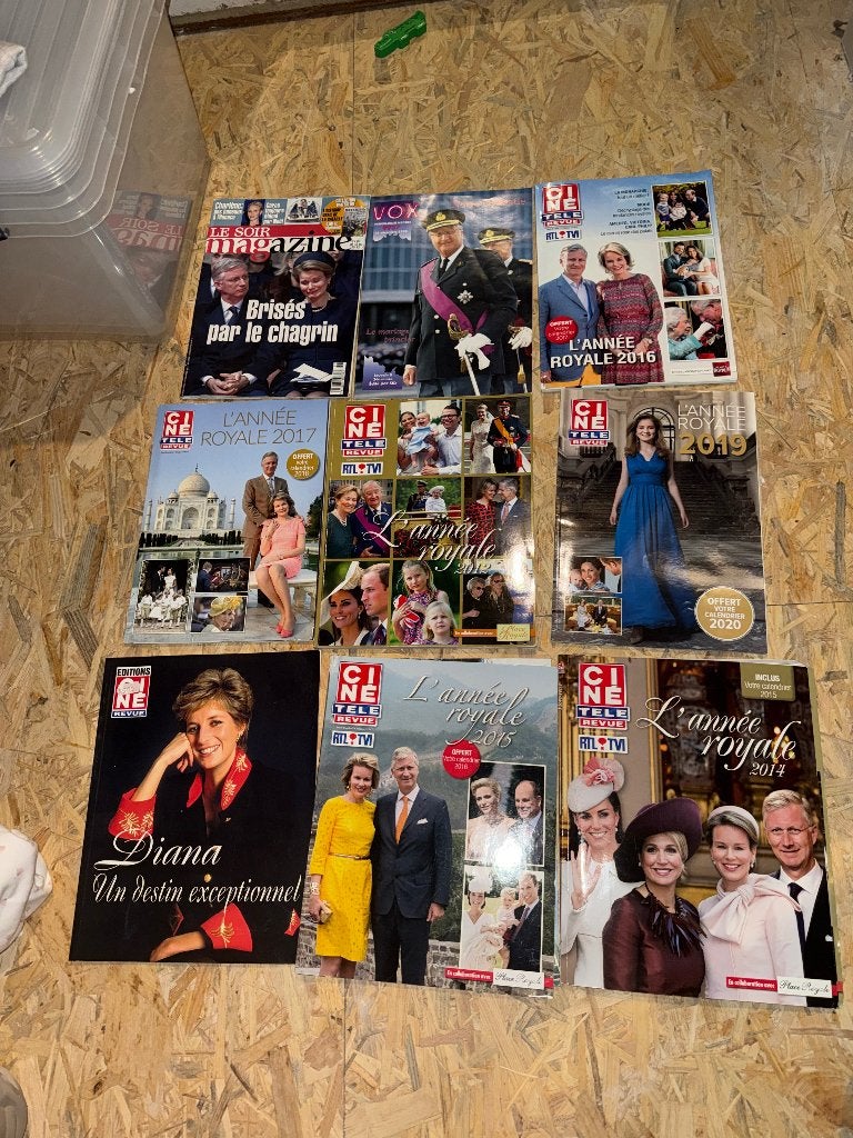 Lot de livres sur La famille royale Belge, Enlèvement ou Envoi, Neuf, Magazine ou livre