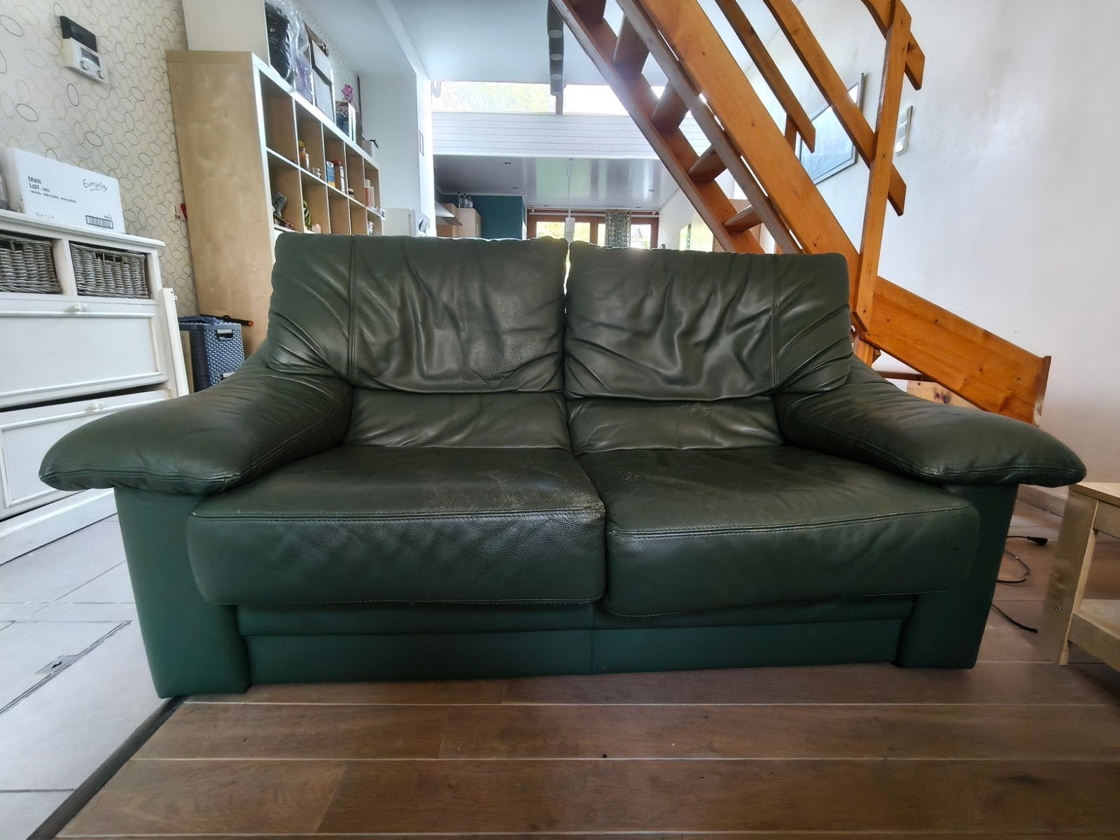 Chaise spacieuse à deux places (2 places), Maison & Meubles, Canapés | Salons, Banc droit, Trois personnes, 150 à 200 cm, 75 à 100 cm