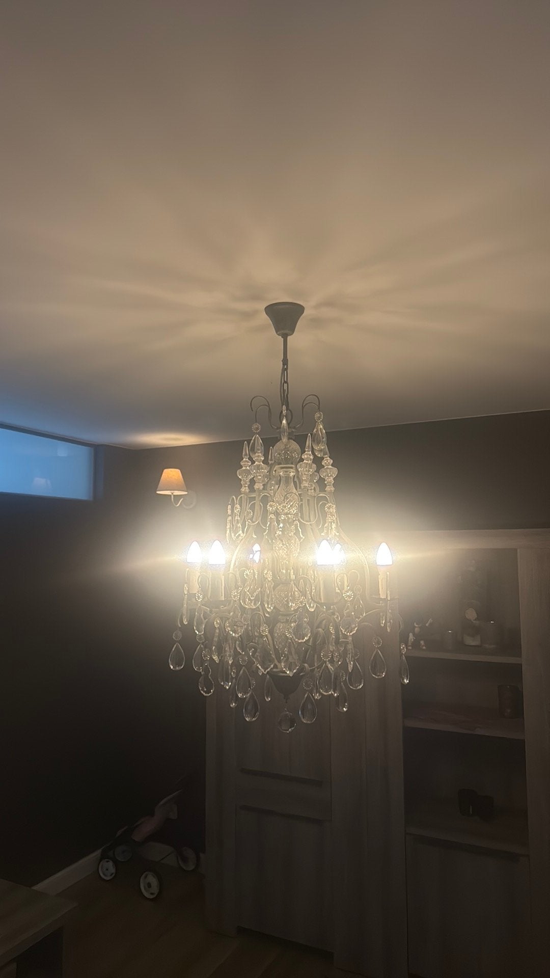 Luster exc lampen, Huis en Inrichting, Ophalen, Zo goed als nieuw