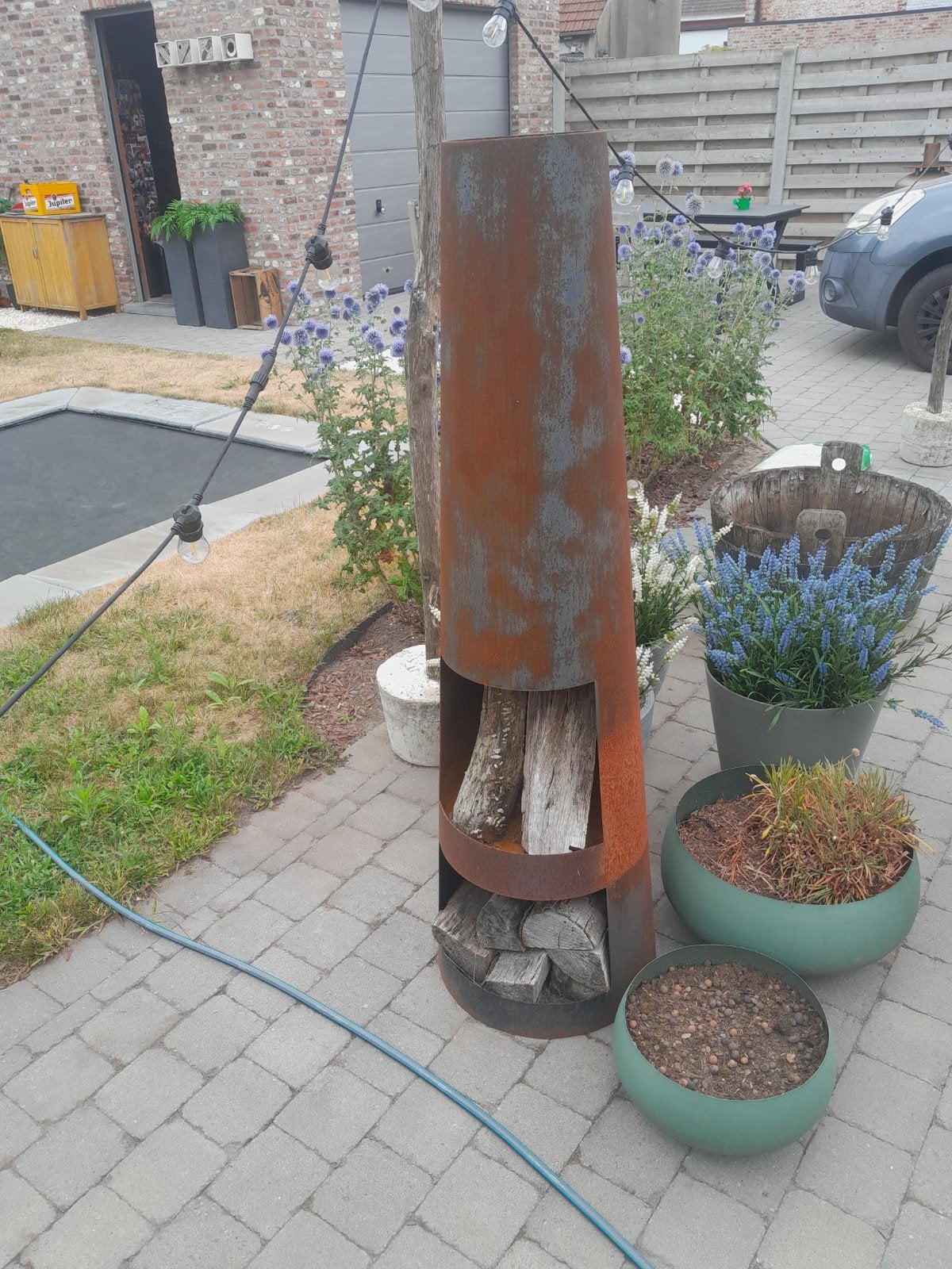 staal haard voor tuin/terras, Tuin en Terras, Tuinhaarden, Ophalen