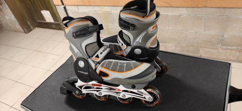 Rollerskates, inlineskates verstelbaar 37-39, 4 wielen, Sport en Fitness, Ophalen, Verstelbaar, Zo goed als nieuw