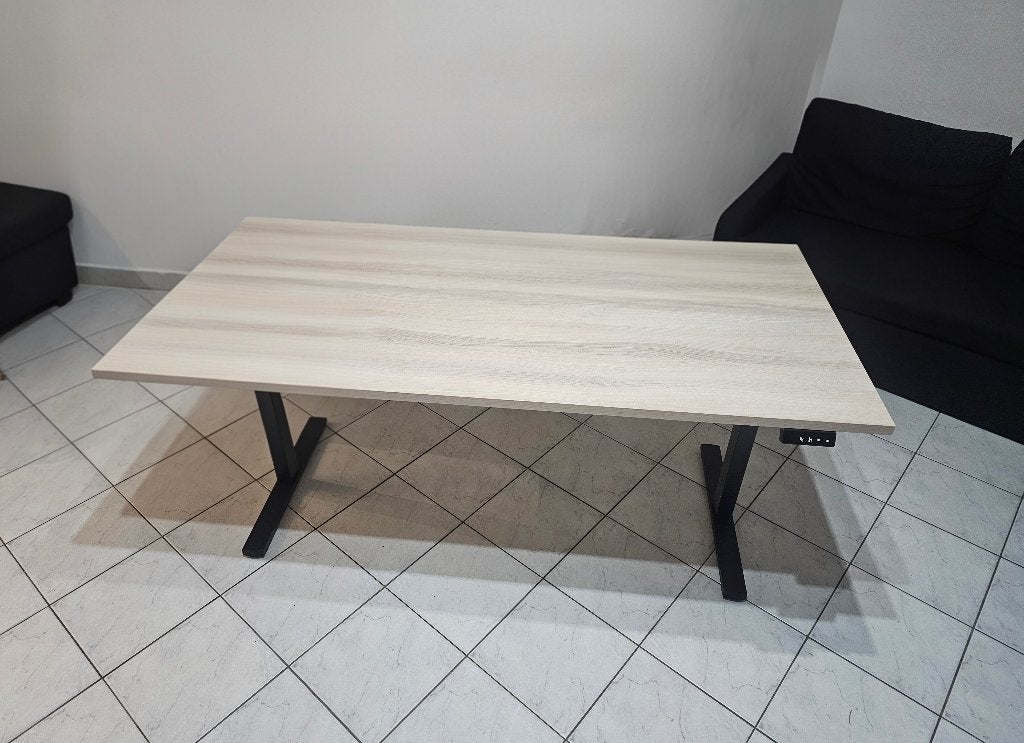 Bureau électrique ergonomique 160x80 cm, très bon état !, Neuf, 160 cm, Voortman, Bureau assis-debout