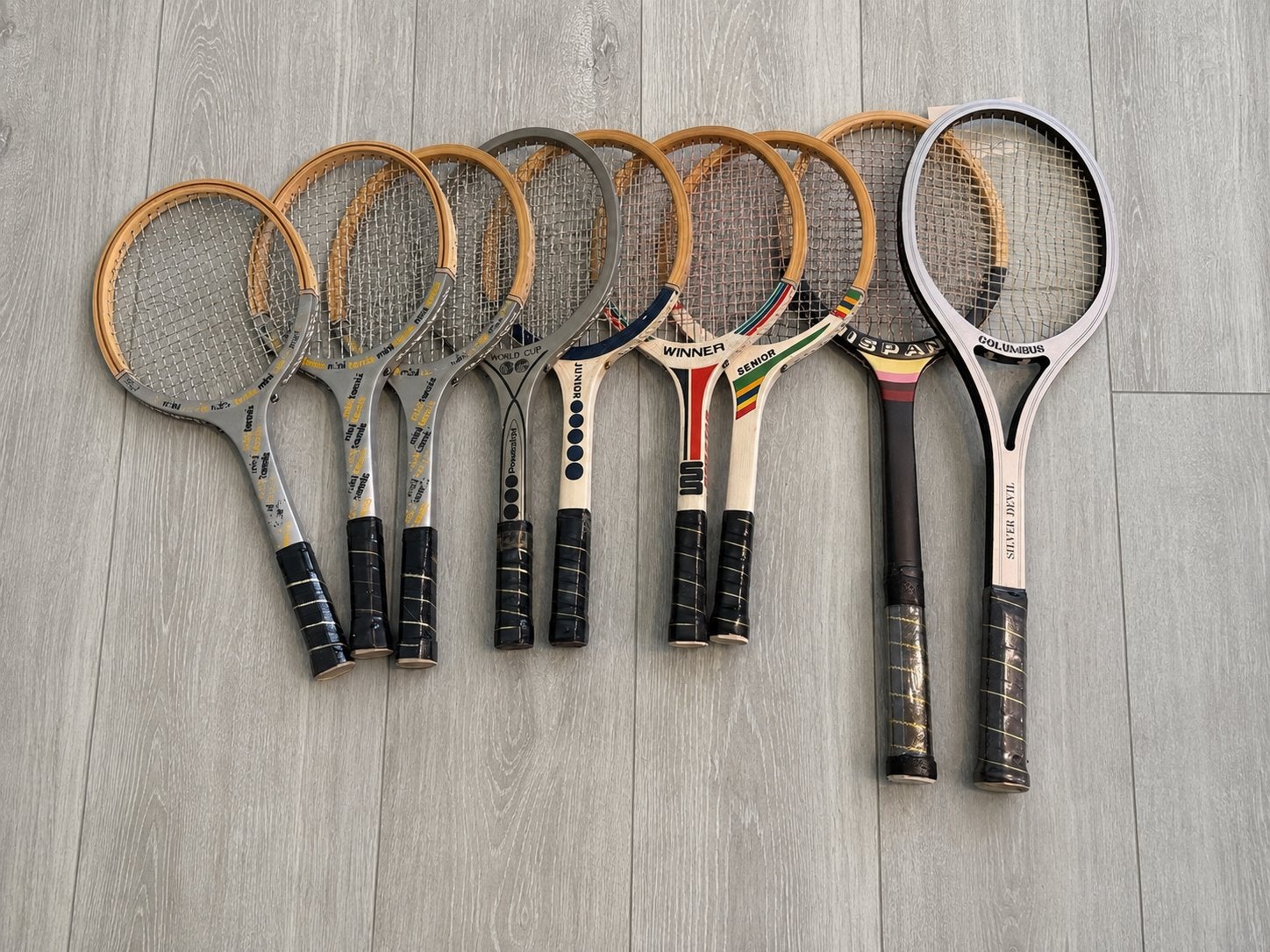 Vintage tennisracket, Sport en Fitness, Tennis, Overige merken, L1, Ophalen of Verzenden, Zo goed als nieuw