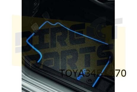 Toyota Aygo mattenset (4x) 'velours' (Cyan Splash Blue) Orig, Autos : Pièces & Accessoires, Neuf, -, -, Toyota