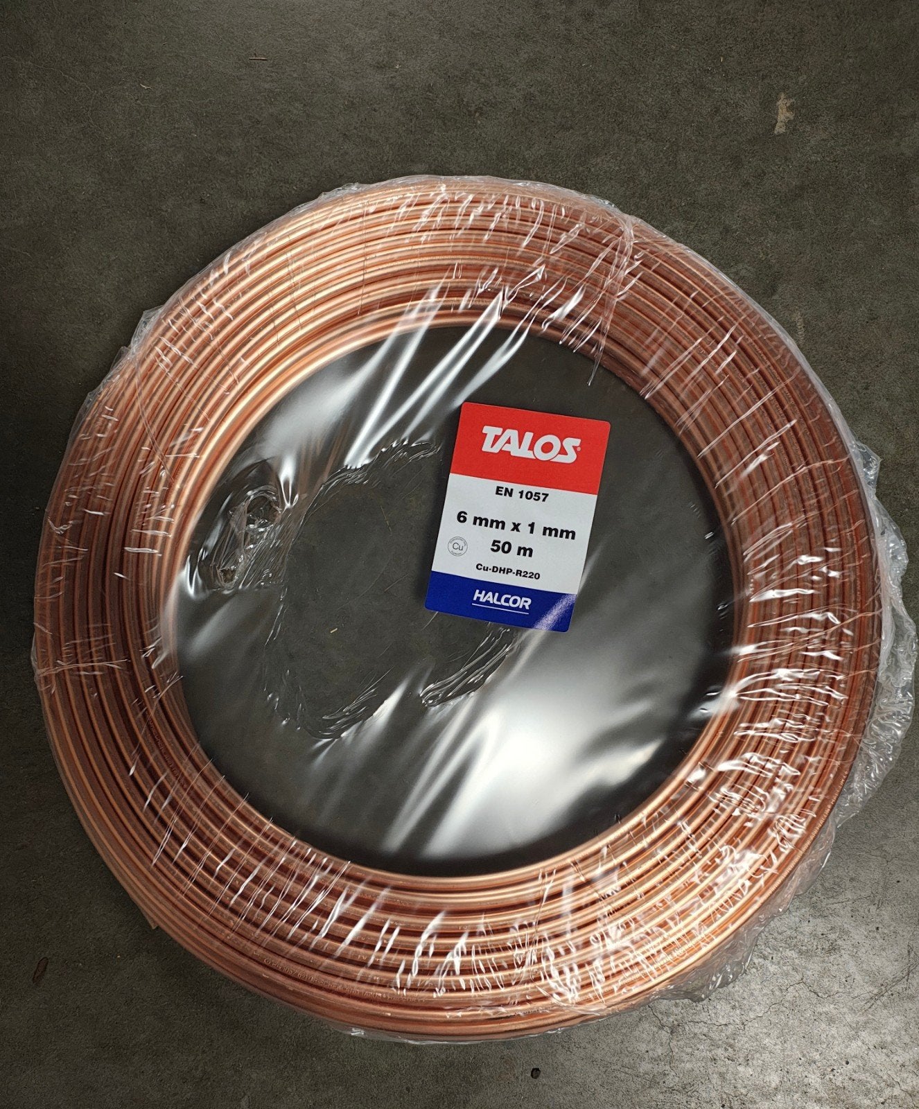 koper op rol(2stuks)50m:€135/stuk,€250 voor de 2, Doe-het-zelf en Bouw, Elektriciteit en Kabels, Ophalen
