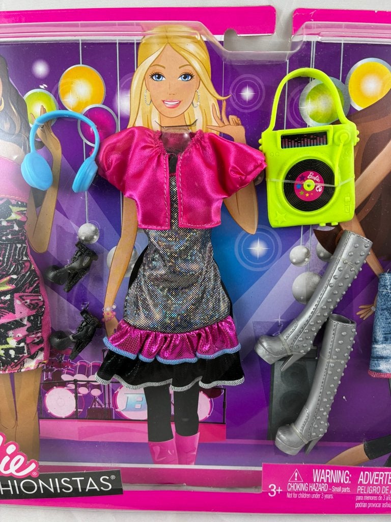 Barbie Fashionistas Kleding & Accessoires Cadeauset Rockers, Ophalen of Verzenden, Nieuw, Barbie