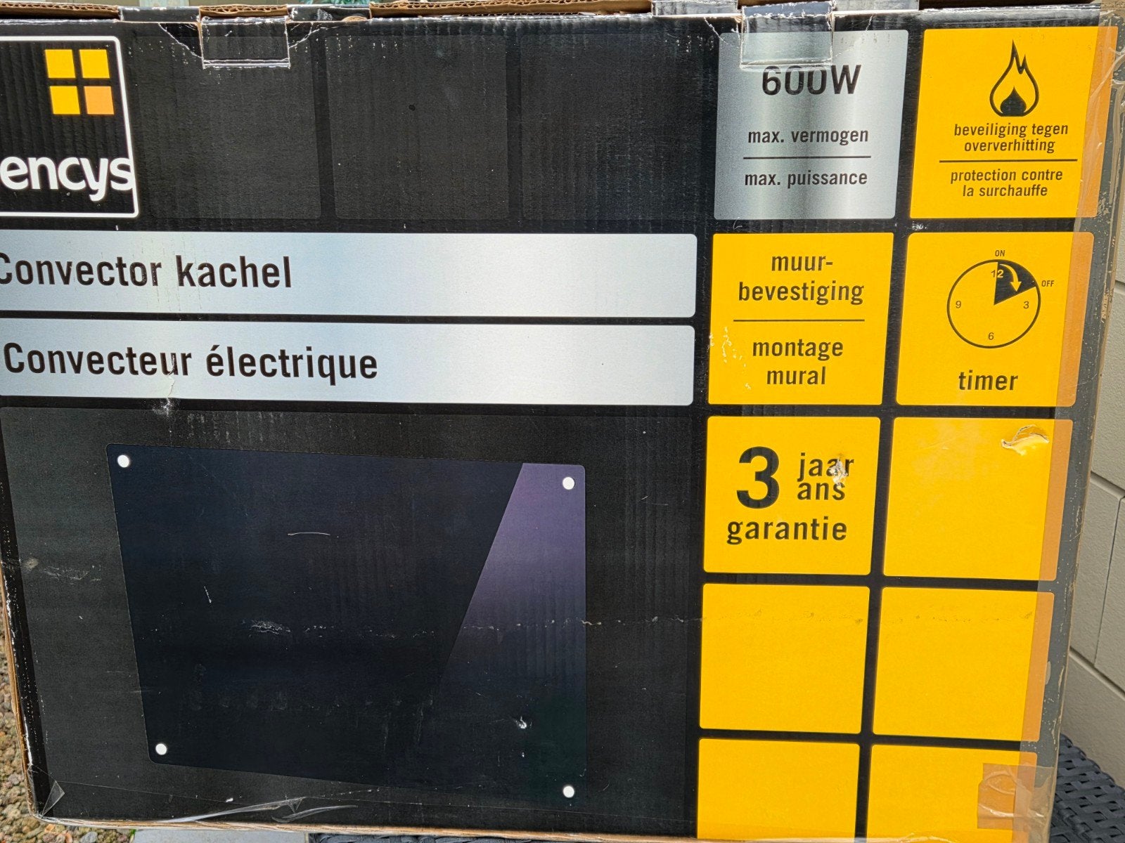 Convector kachel NIEUW, Ophalen, Kachel