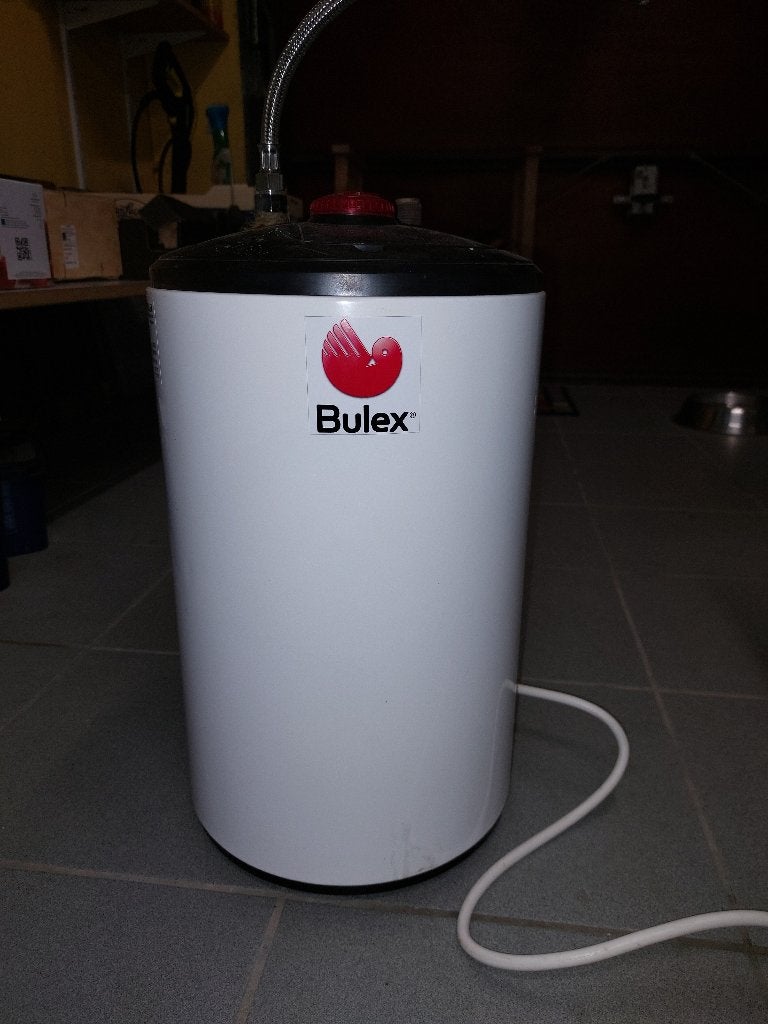 bulex sous évier, groupe de sécurité et flexible inclus, Ophalen, Zo goed als nieuw, Chroom, Overige typen
