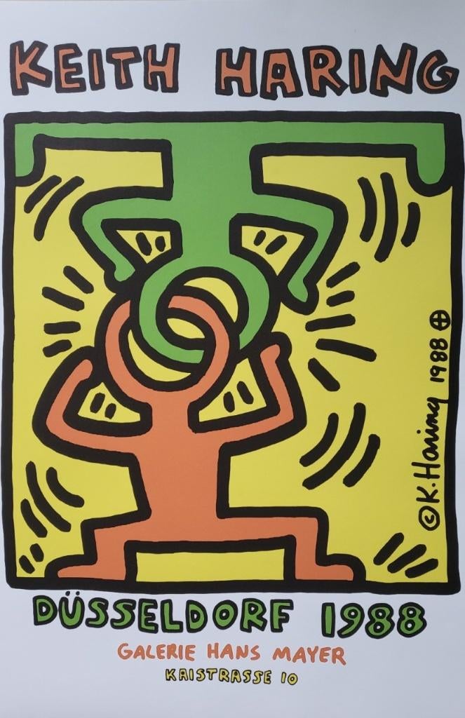 Keith Haring - Dusseldorf - Affiche originale, Enlèvement ou Envoi
