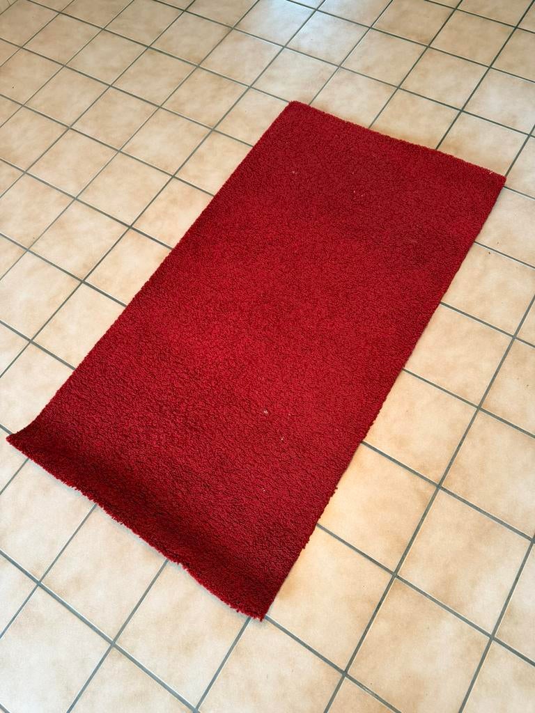 Tapis rouge IKEA 80x150, Enlèvement, Utilisé, Rouge