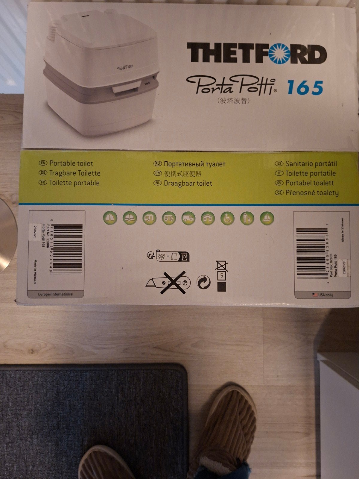 Nieuw in ongeopende doos thetford, chemisch toilet., Enlèvement