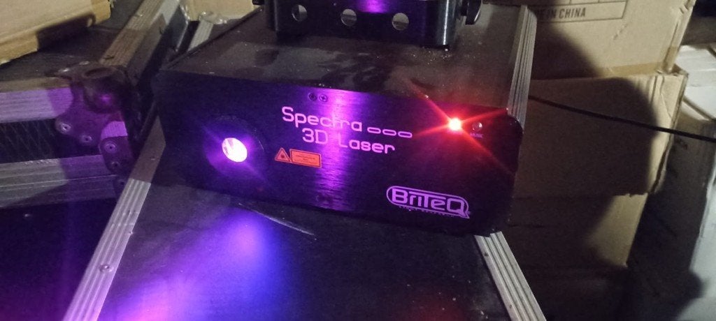 Laser Briteq 3D Spectra RGB, Enlèvement, Comme neuf, Laser, Couleur