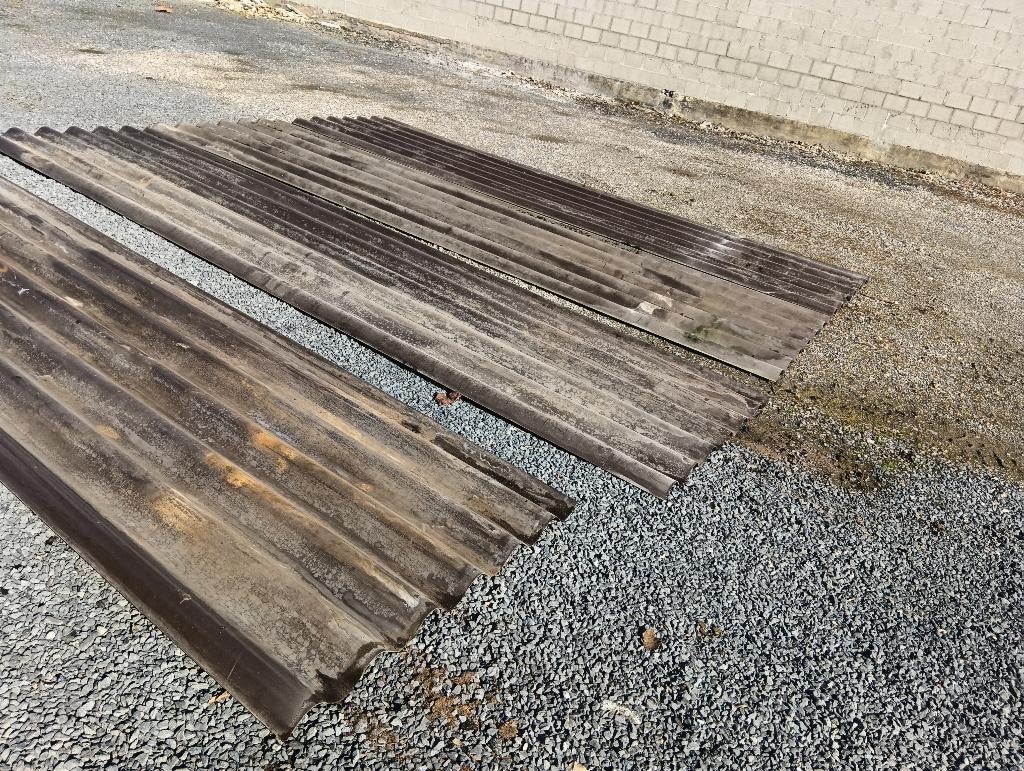 Golfplaten polyester pvc, Doe-het-zelf en Bouw, Dakpannen en Dakbedekking, Gebruikt, Golfplaat, Ophalen