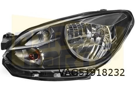 Volkswagen Up! (8/16-) Up! koplamp Rechts (zwart) Origineel!, Neuf, -, Volkswagen, -