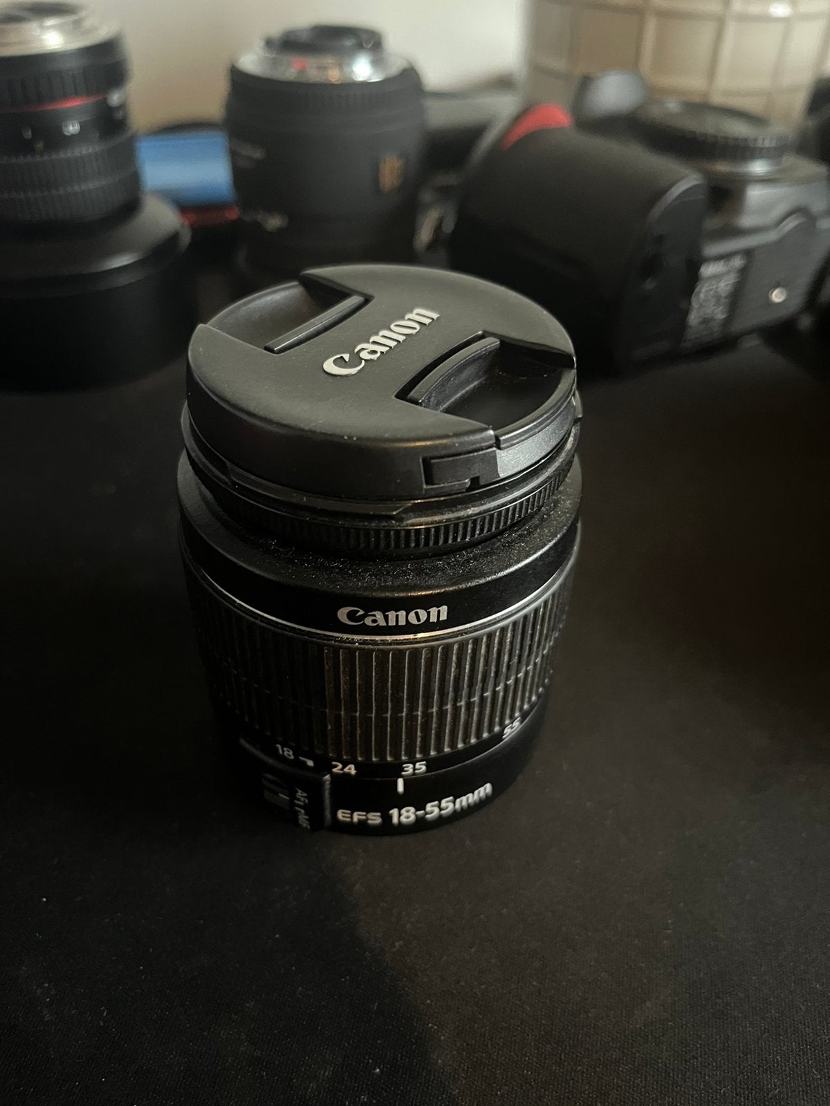 Canon EF-S mount 18-55mm 3.5-5.6 Lens, Audio, Tv en Foto, Ophalen of Verzenden, Zo goed als nieuw, Canon, Canon EF