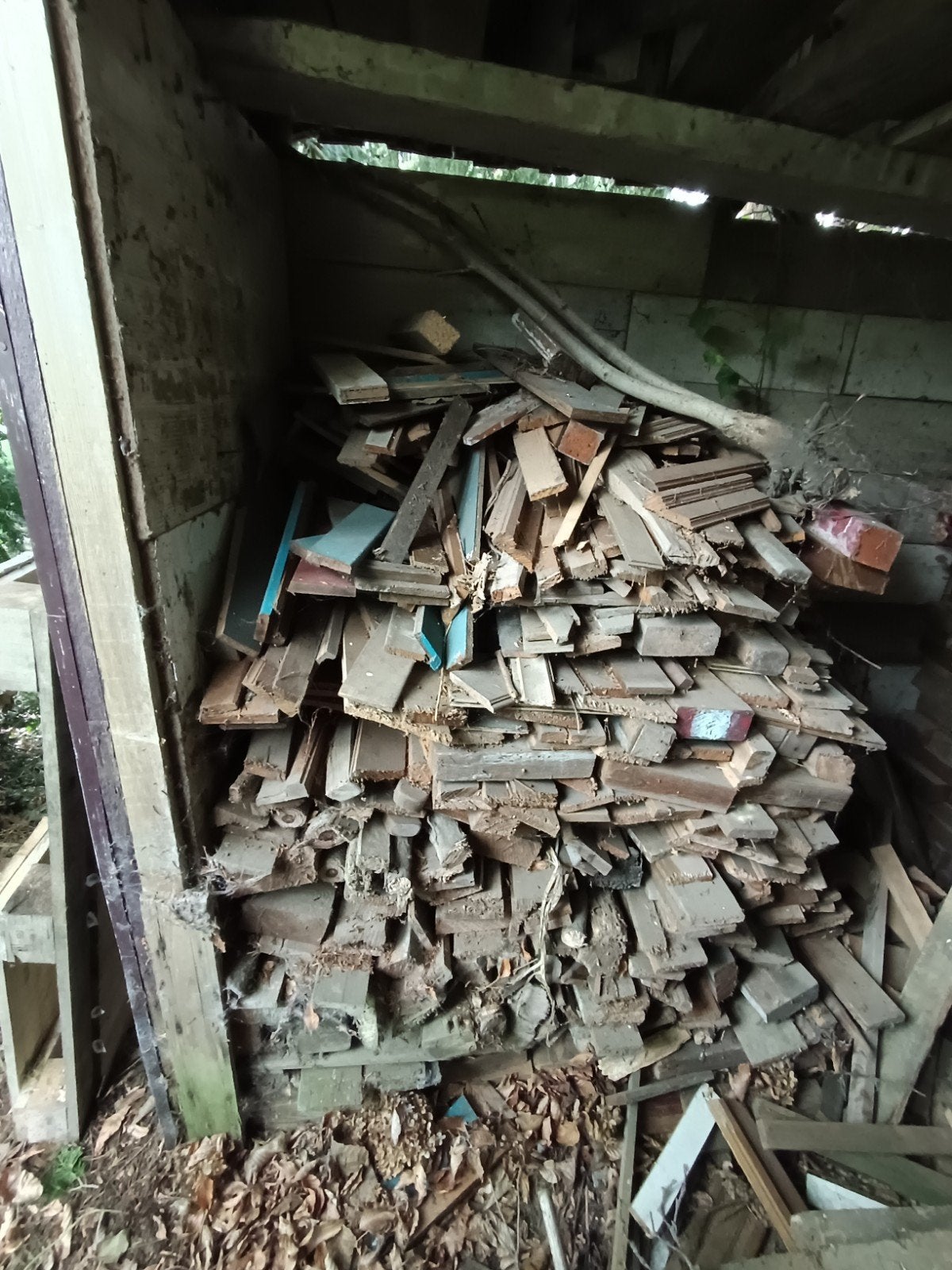 Brandhout, Minder dan 3 m³, Ophalen