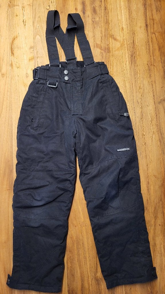 Zwarte skibroek, Ophalen, Gebruikt, Ski, Kleding