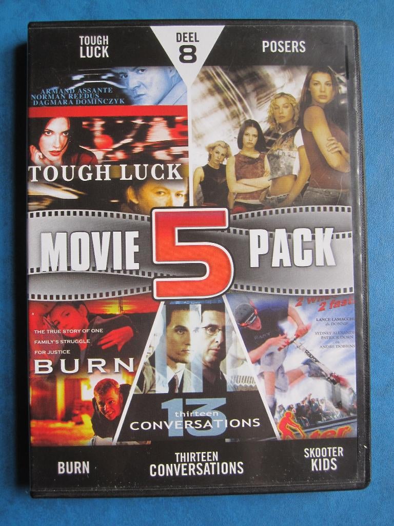 Movie 5 Pack 8 (5 films op 1 DVD), Cd's en Dvd's, Vanaf 16 jaar, Ophalen of Verzenden, Zo goed als nieuw, Actiethriller