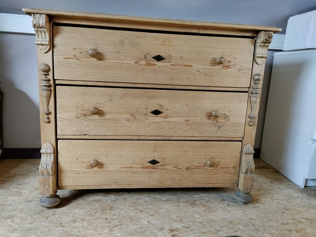 ladenkast eiken hout, Huis en Inrichting, Kasten | Ladekasten, Ophalen, Gebruikt, 100 tot 150 cm, Rustiek
