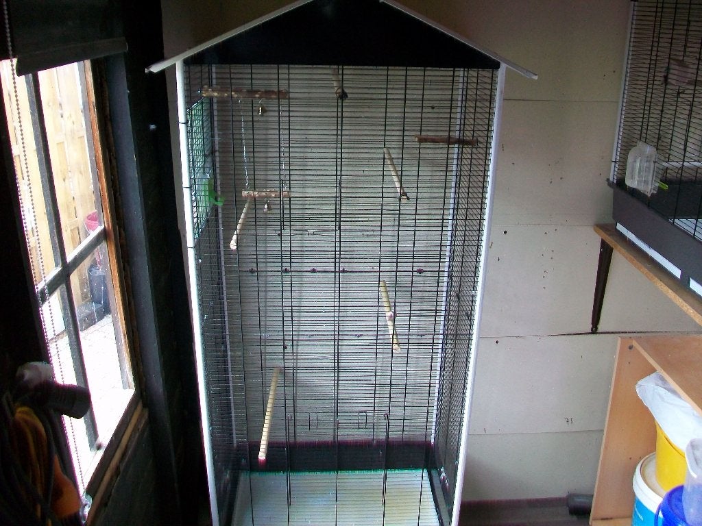 Ferplast Vogelkooi XL, Dieren en Toebehoren, Ophalen, Gebruikt, Kunststof, Vogelkooi