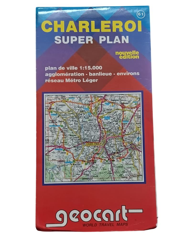 Geocart Charleroi Superplan 2006, Boeken, België, Ophalen, Gelezen, 2000 tot heden