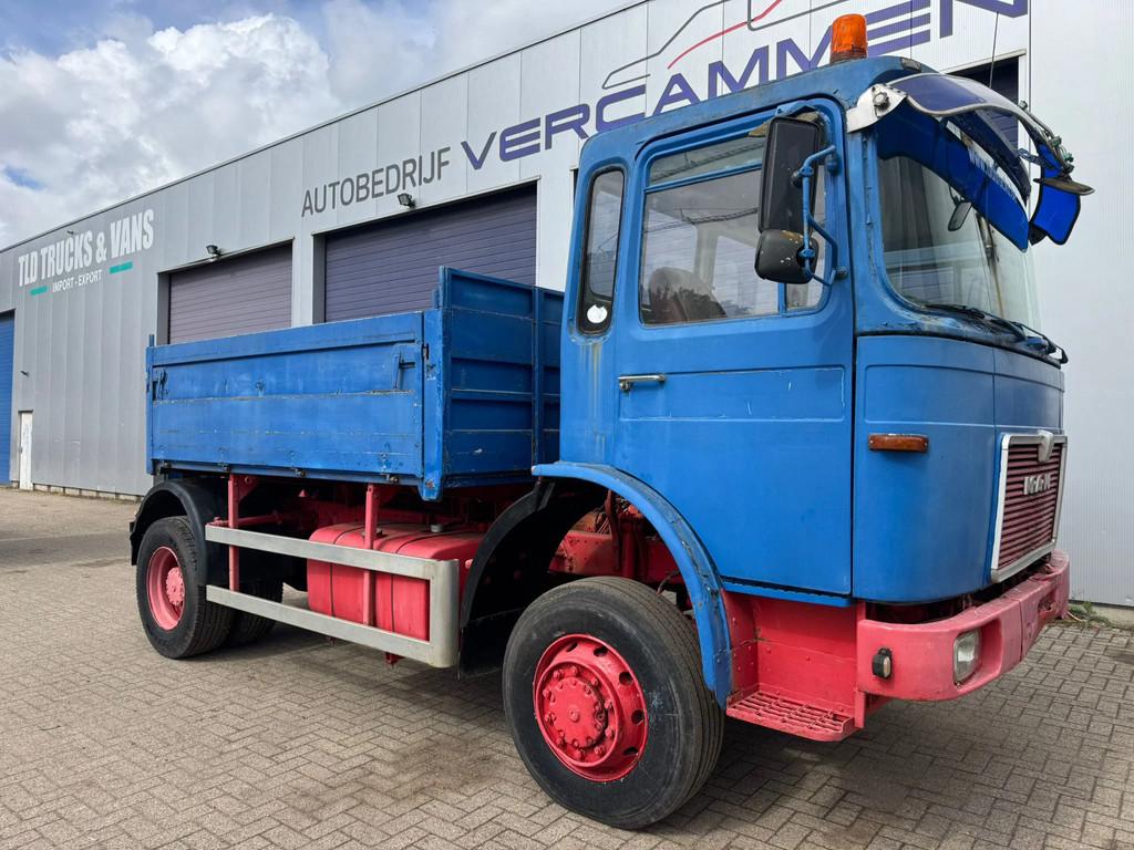MAN F8 *19.280-4x4-GERMAN TRUCK* (bj 1979), Auto's, Vrachtwagens, Blauw, MAN, Bedrijf, Vierwielaandrijving