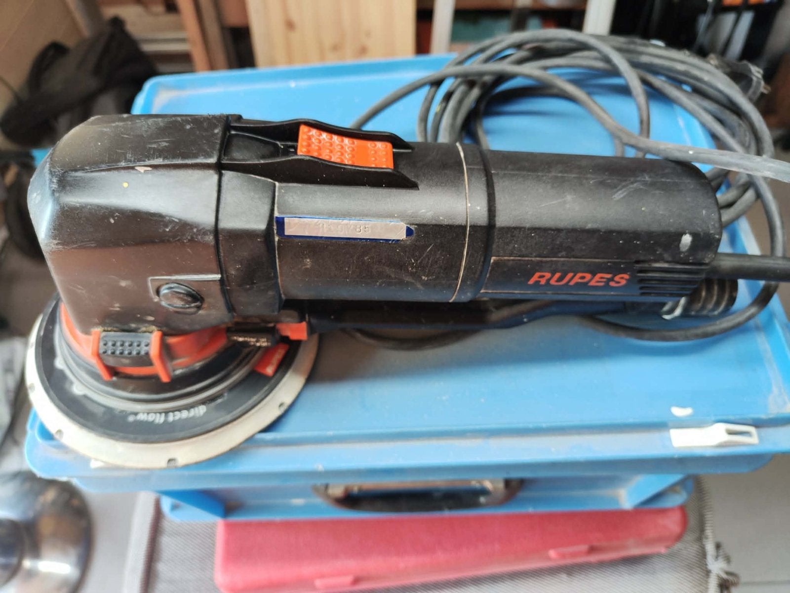 Rupes excentrische schuurmachine, Doe-het-zelf en Bouw, Gereedschap | Schuurmachines, Ophalen, Gebruikt, Excentrische schuurmachine