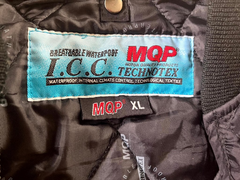 MQP I.C.C. Technotex thermovoering / binnenjas maat XL, Motos, Enlèvement ou Envoi, Seconde main, Manteau | tissu, MQP