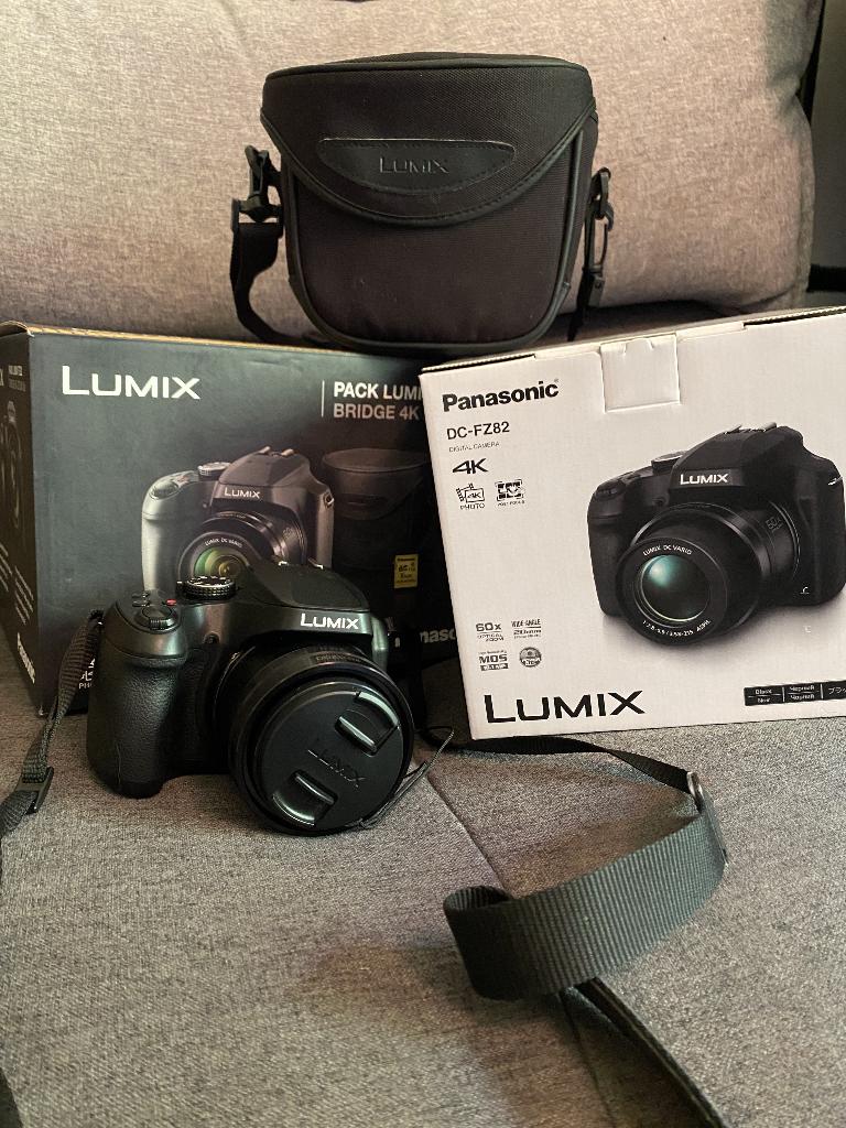 Panasonic Lumix DC-FZ82 Compleet pakket met doos en tas, Audio, Tv en Foto, Ophalen of Verzenden, Nieuw, Overige Merken, 8 keer of meer